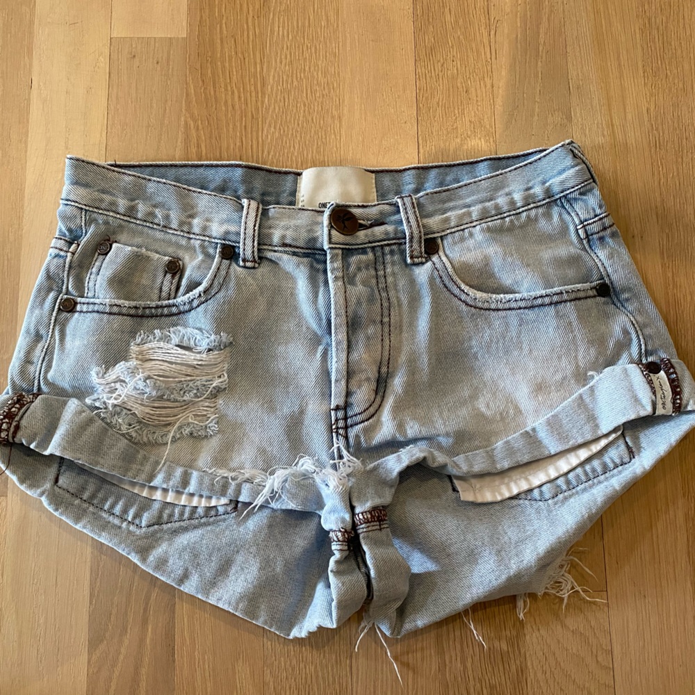 One Teaspoon Jean Shorts - Bandits